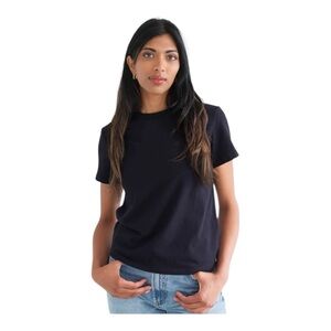 Brunette The Label | The Paris Tee in Navy Size XL/2XL